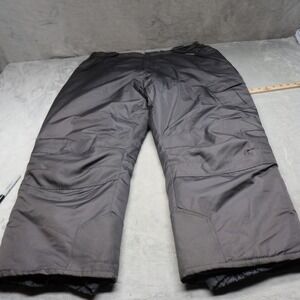 Arctic Quest Snow Pants Mens XL Gray Performance Insulated Ski Winter 36x30 NEW